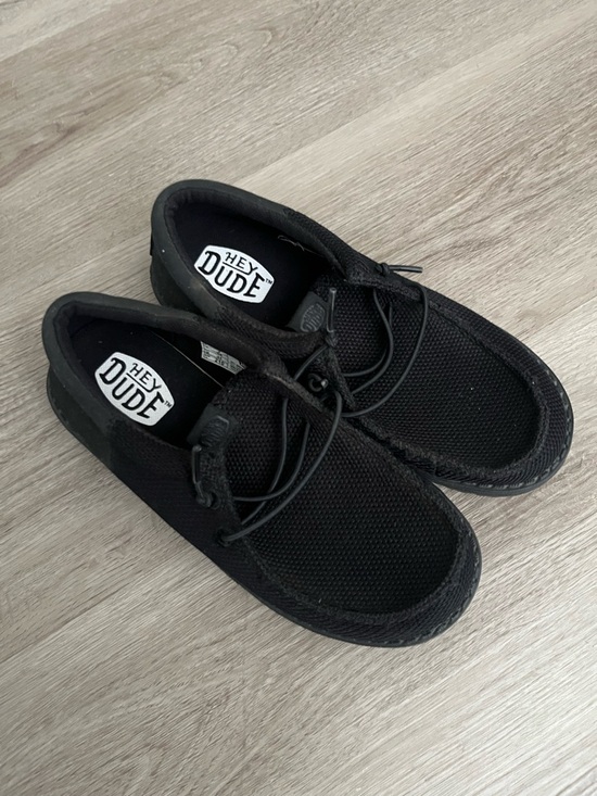 Hey Dude Other - Hey Dude Wally Evo Mesh Slip-On Sneakers - Black. Kids size 3